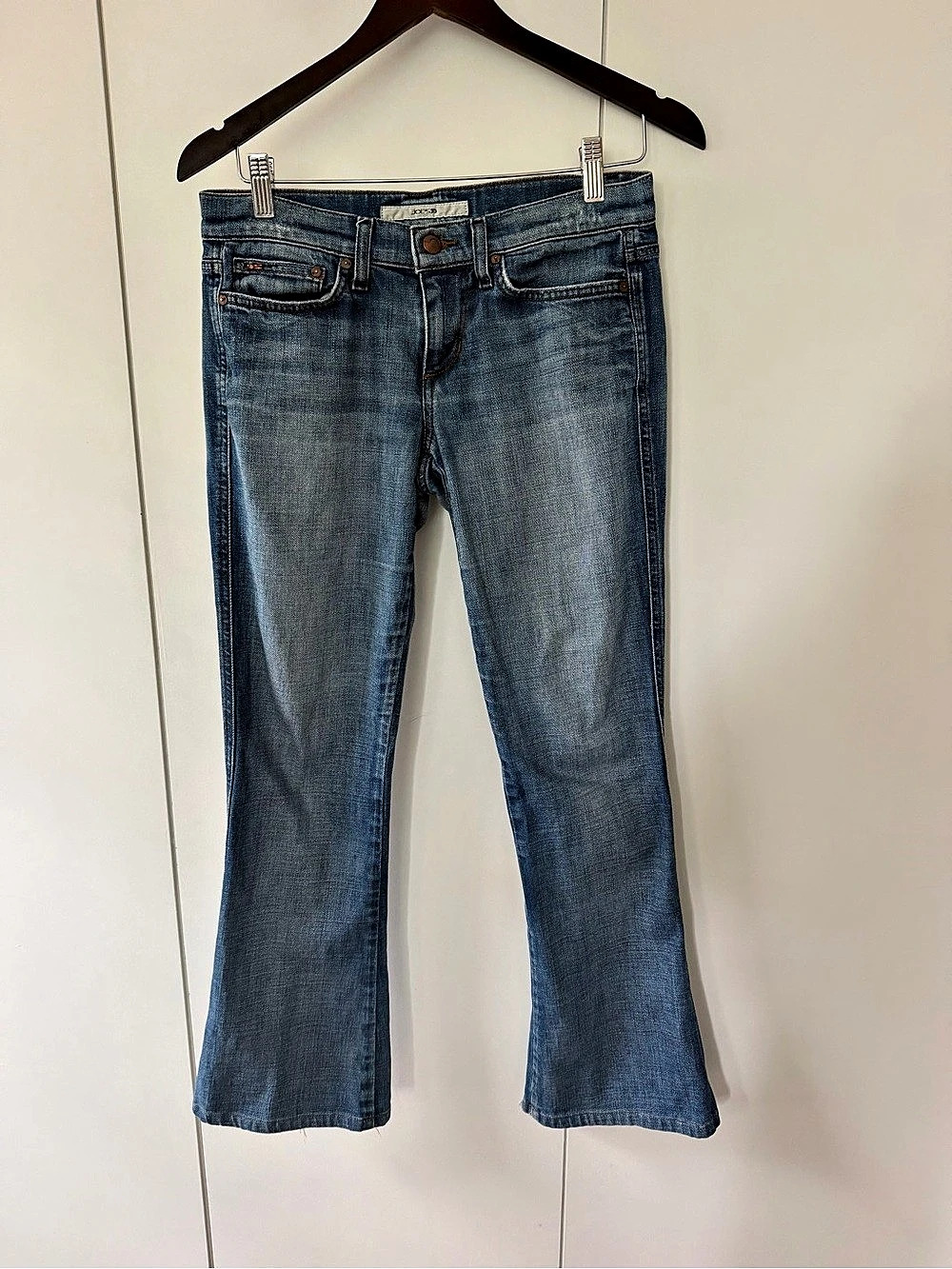 Joe's Jeans Rocker Bootcut Jeans in Blue Waist 27